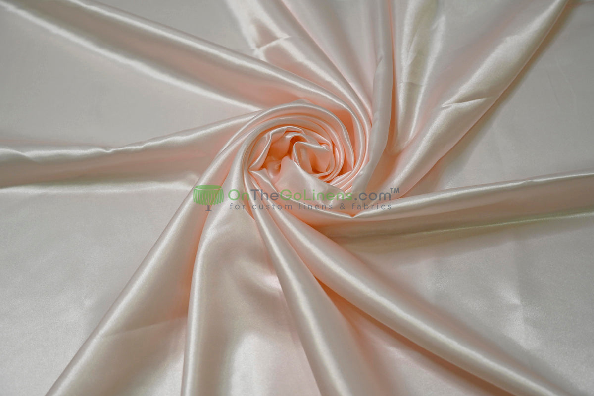Stretch Charmeuse Fabric by the Yard | Silky Soft Stretch Satin Fabric | 4% Spandex | Multiple Colors |