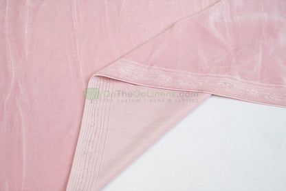 Stretch Velvet Tablecloths | Soft and Smooth Spandex Velvet Table Linens | Multiple Colors |