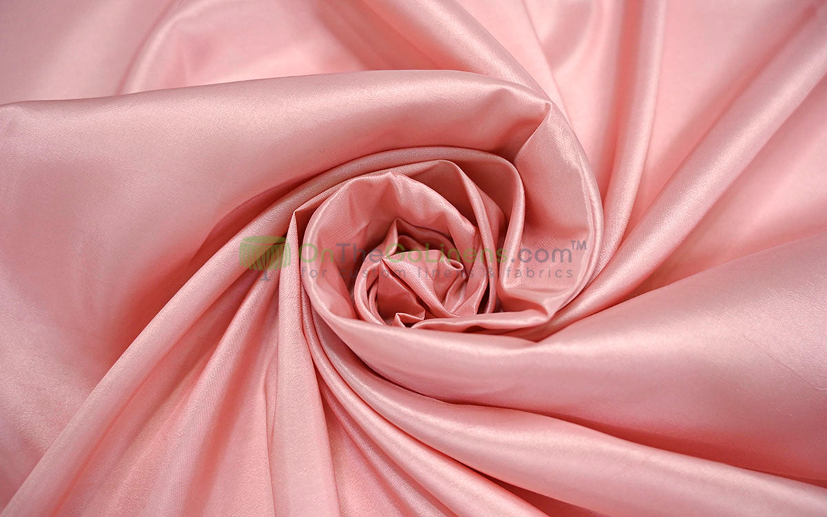 Taffeta Fabric by the Yard | Non Stretch Taffeta | 60" Wide | 75 Colors Available | Wholesale Bolt Available |