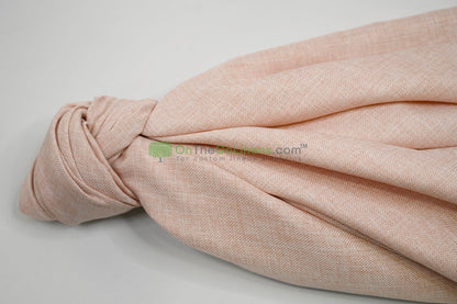 Vintage Linen Event Drapery Panels | Imitation Burlap Curtains | Washable 100% Polyester Burlap |