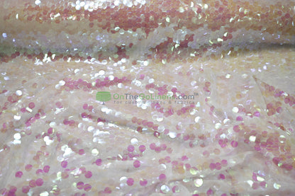 Payette Sequins Table Linens | Paillette Fish Scale Sequins Tablecloths | Multiple Colors |
