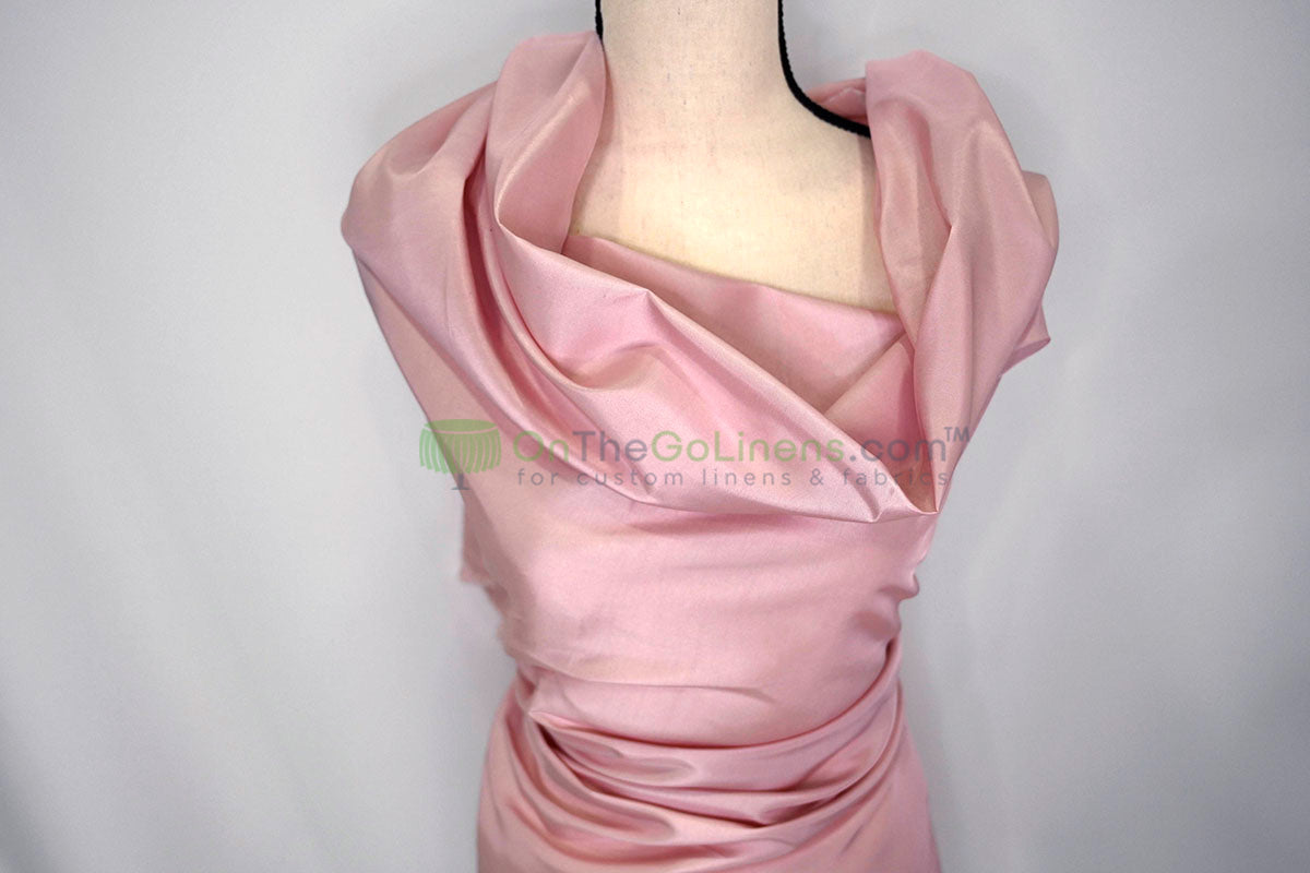 Taffeta Fabric by the Yard | Non Stretch Taffeta | 60" Wide | 75 Colors Available | Wholesale Bolt Available |
