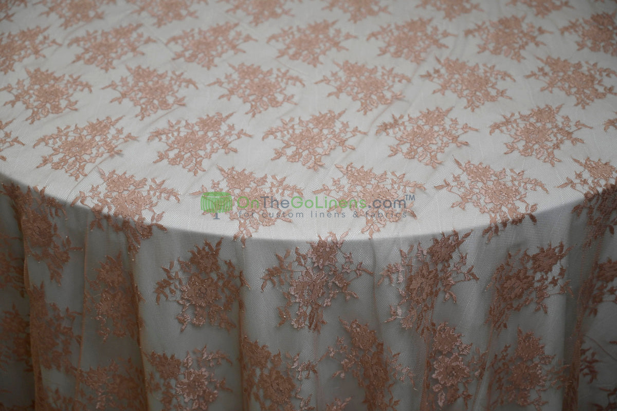 Chantilly Lace Fabric | Elegant Floral Lace | Lightweight & Sheer | Ideal for Bridal & Evening Wear