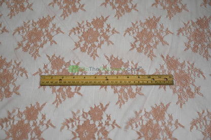 Chantilly Lace Fabric | Elegant Floral Lace | Lightweight & Sheer | Ideal for Bridal & Evening Wear
