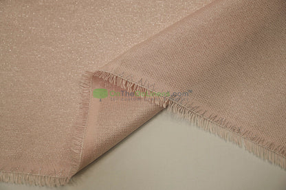 Metallic Vintage Linen Fabric by the Yard | Metallic Burlap Fabric | 60" Wide | 100% Polyester |