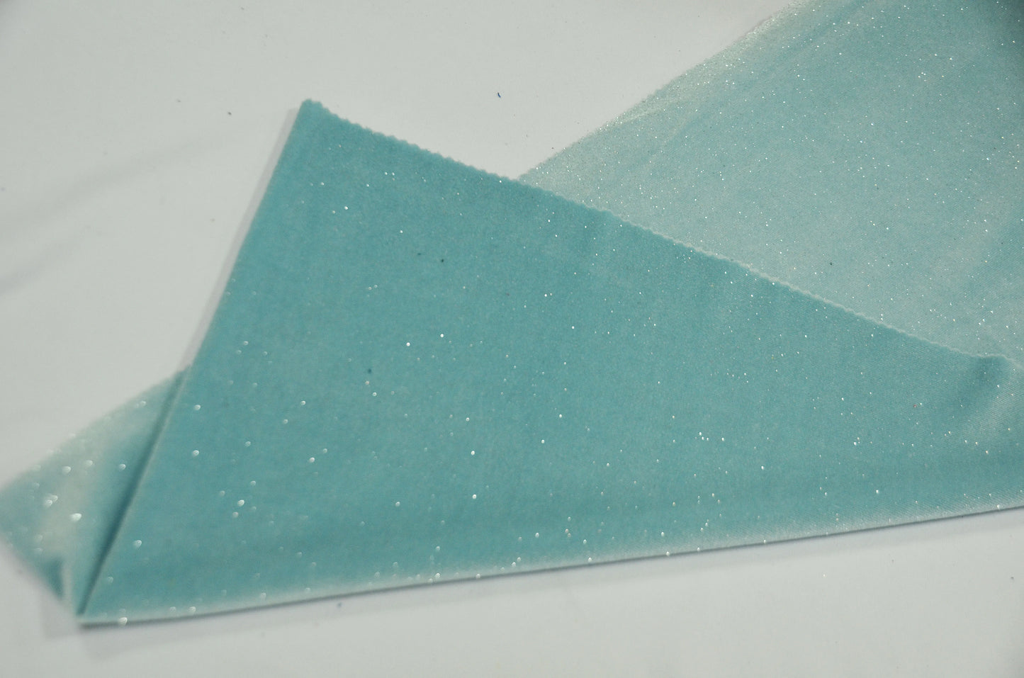 Glitter Stretch Velvet Fabric by the Yard | Spandex Velvet with Sparkling Glitter Fabric | 60" Wide | Multiple Colors |