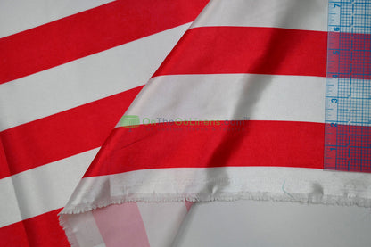 2" Stripe Charmeuse Satin Print Table Runners