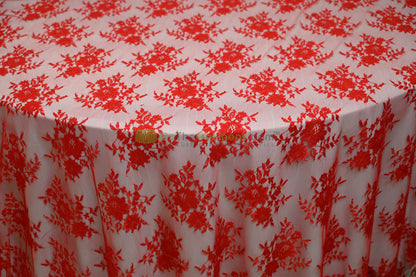 Chantilly Lace Fabric | Elegant Floral Lace | Lightweight & Sheer | Ideal for Bridal & Evening Wear