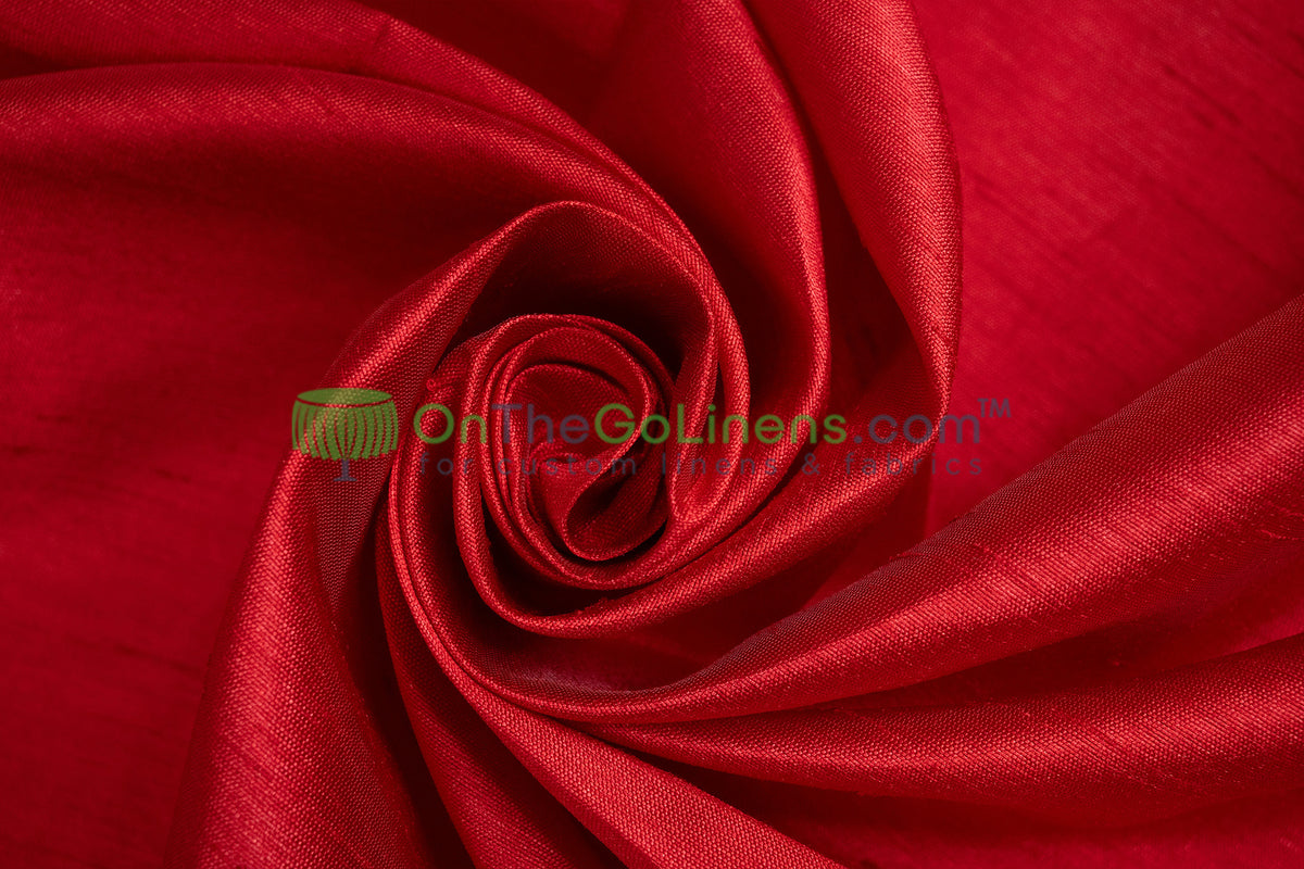 IFR Polyester Dupioni Fabric 120" Wide Extra Wide Silk Look 100% Polyester