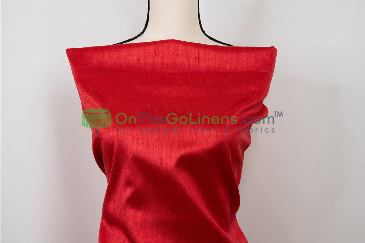 IFR Polyester Dupioni Fabric 120" Wide Extra Wide Silk Look 100% Polyester