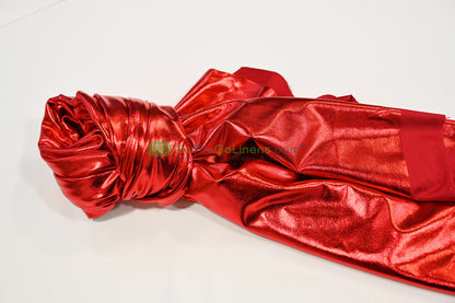 Foil Spandex Lame Fabric | Metallic Spandex Fabric by the Yard | 60" Wide | 96% Polyester 4% Spandex |