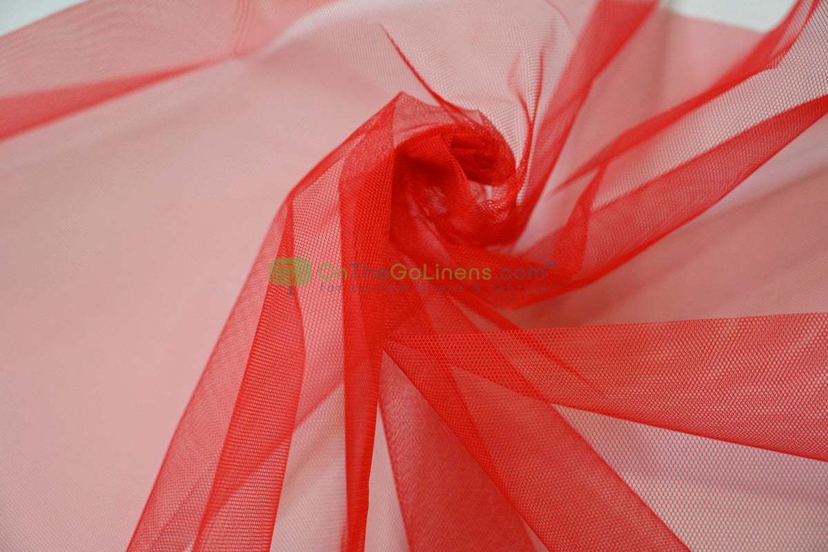 Crinoline Fabric by the yard | Hard Net Fabric | 60" Wide | Multiple Colors |