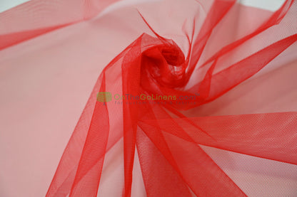 Crinoline Fabric by the yard | Hard Net Fabric | 60" Wide | Multiple Colors |