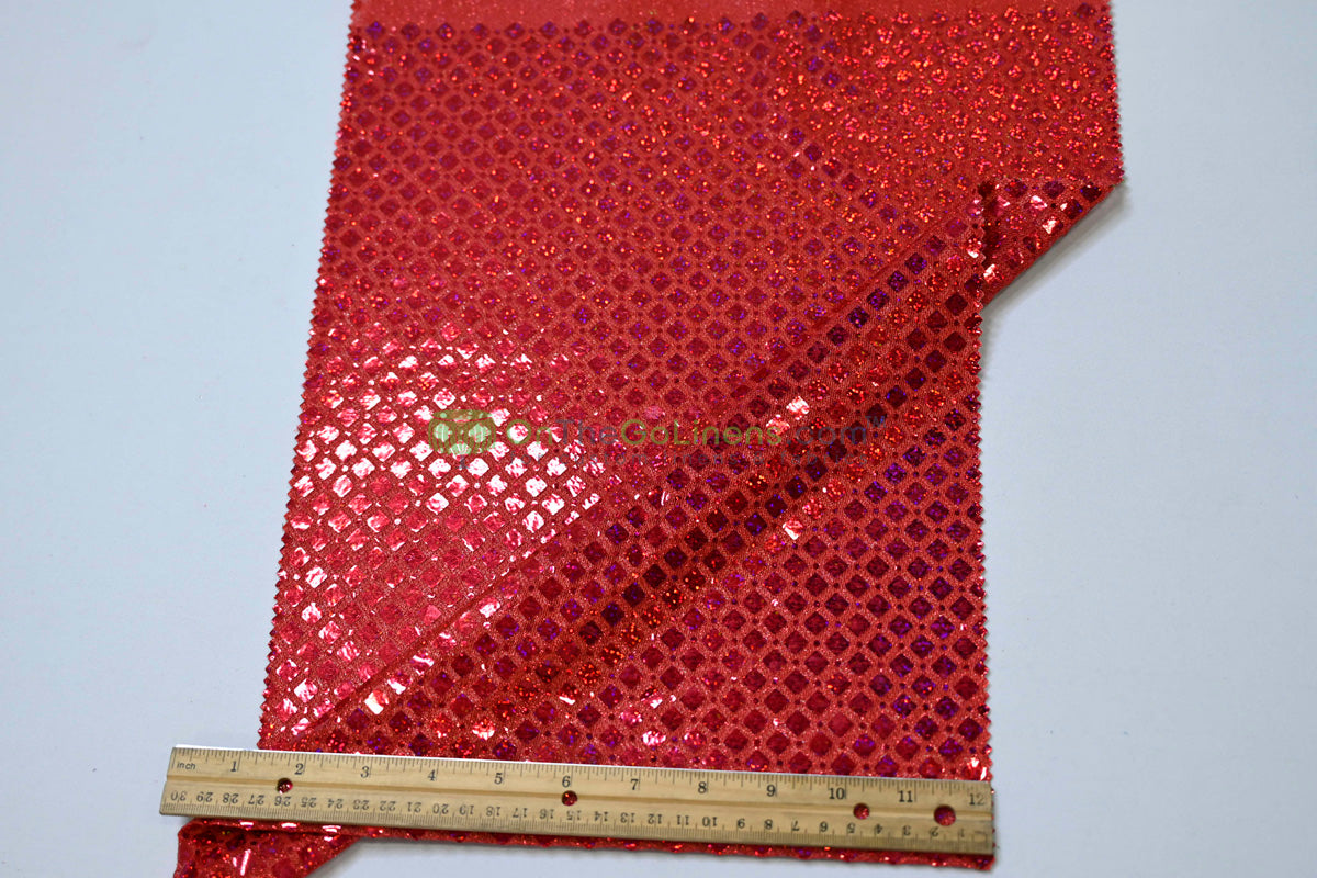 Holographic Sequin Fabric | 45” Wide | Lightweight & Flowing for Costumes, Gowns & Décor