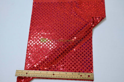 Holographic Sequin Fabric | 45” Wide | Lightweight & Flowing for Costumes, Gowns & Décor
