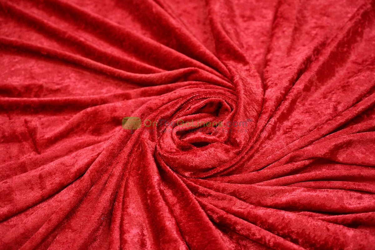 IFR Panne Velvet Event Drapery Panels | Crush Velour Curtains | Inherently Fire Retardant Drapery |Multiple Colors |