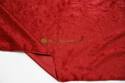 IFR Panne Velvet Event Drapery Panels | Crush Velour Curtains | Inherently Fire Retardant Drapery |Multiple Colors |