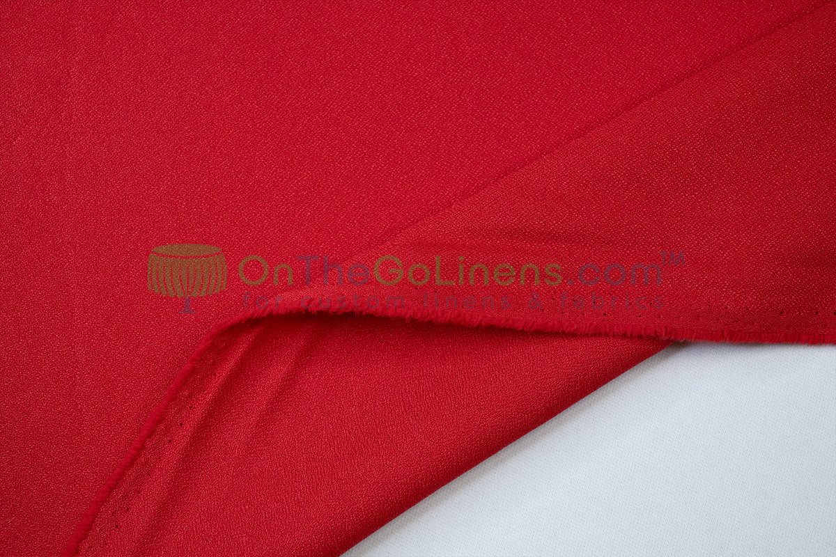 Polyester Crepe Fabric by the Yard 60" Wide 100% Polyester