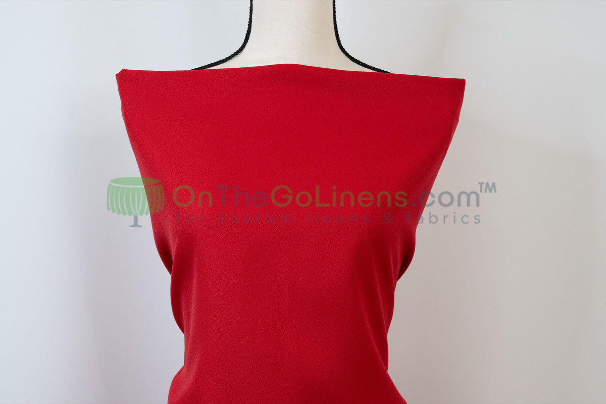 Polyester Crepe Fabric by the Yard 60" Wide 100% Polyester