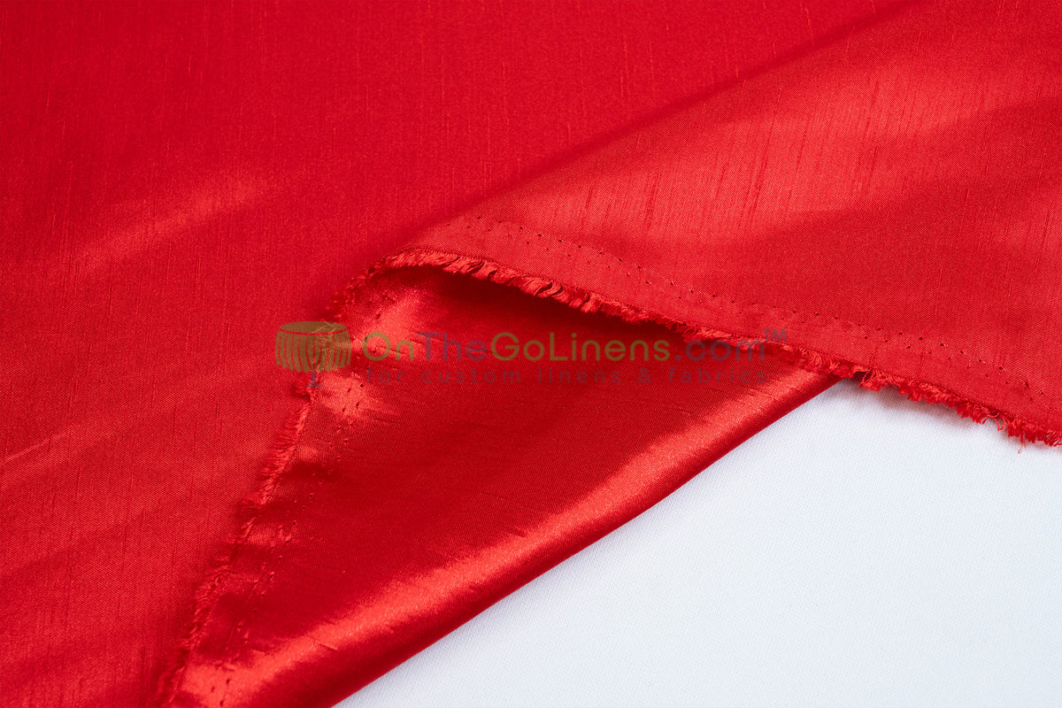 Shantung Satin Table Runners | Reversible Silk Satin Table Runners | 100% Polyester | Multiple Colors |