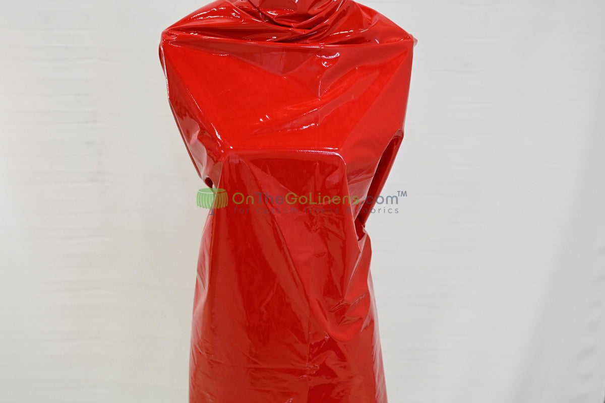 Shiny Patent Vinyl | Flexible Stretch - 94% Polyester, 6% Spandex | 60" Wide