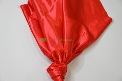 Stretch Charmeuse Fabric by the Yard | Silky Soft Stretch Satin Fabric | 4% Spandex | Multiple Colors |