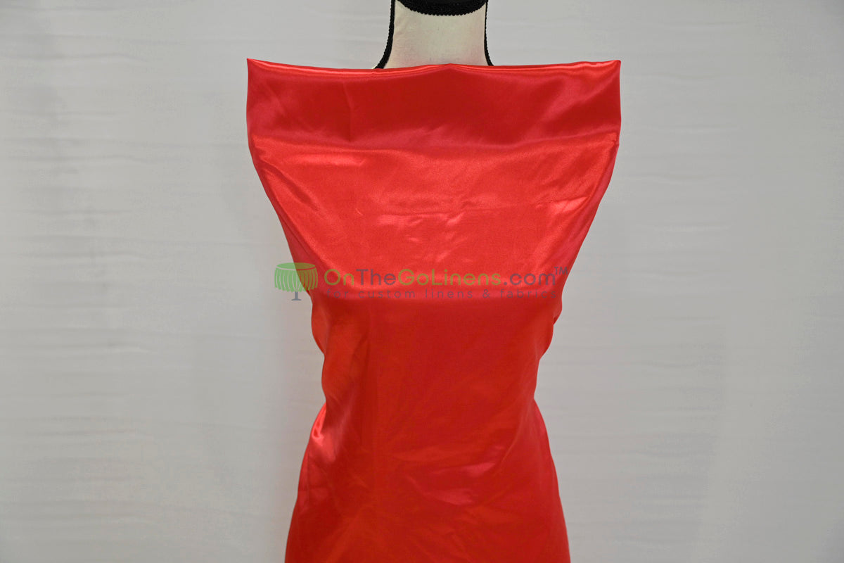 Stretch Charmeuse Fabric by the Yard | Silky Soft Stretch Satin Fabric | 4% Spandex | Multiple Colors |