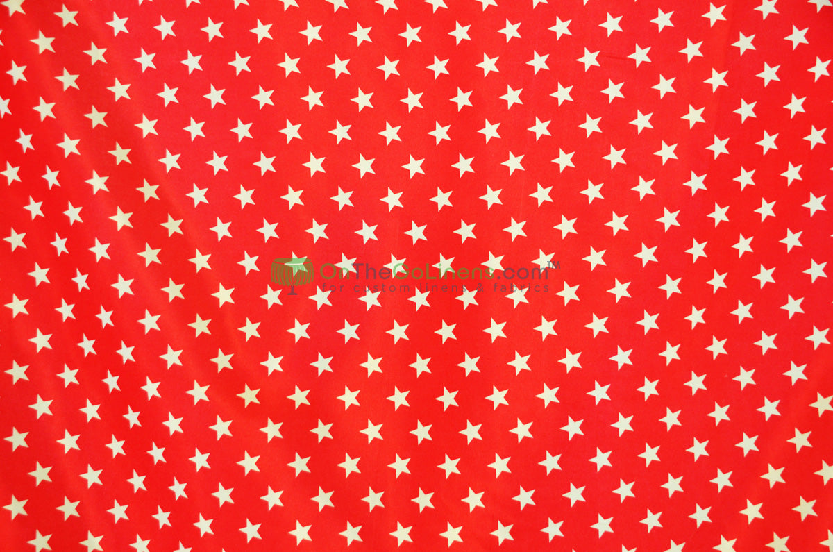 American Star Satin | American Flag in Red, Navy, and Blue Satin | Sold by the Yard x 60" Wide | Charmeuse Satin American Flag Print