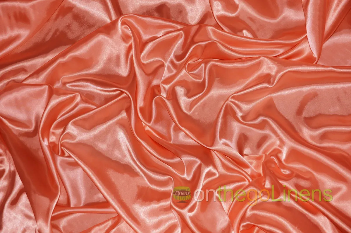 Charmeuse Satin Dark Coral