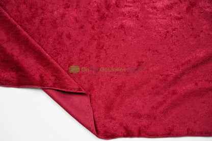 IFR Panne Velvet Event Drapery Panels | Crush Velour Curtains | Inherently Fire Retardant Drapery |Multiple Colors |