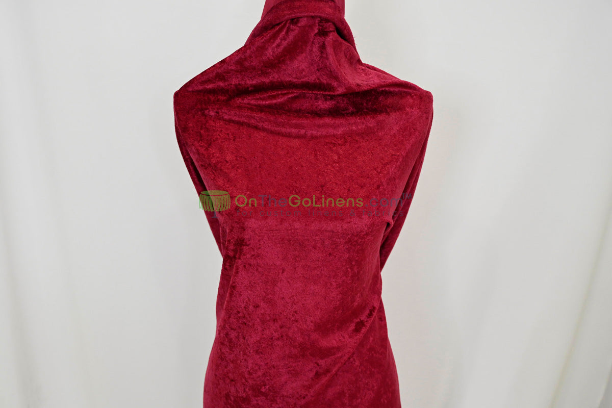 IFR Panne Velvet Event Drapery Panels | Crush Velour Curtains | Inherently Fire Retardant Drapery |Multiple Colors |