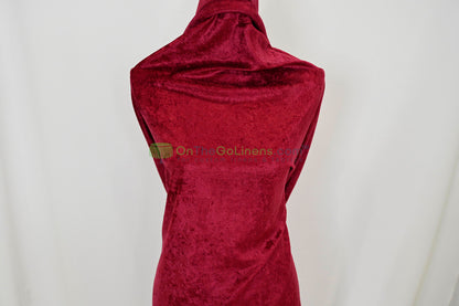 IFR Panne Velvet Event Drapery Panels | Crush Velour Curtains | Inherently Fire Retardant Drapery |Multiple Colors |