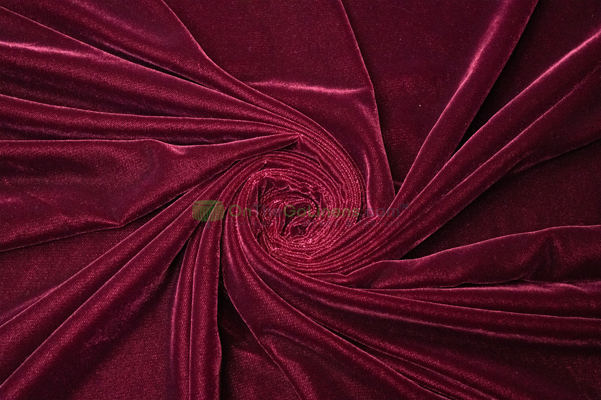 Luxury Micro Velvet Fabric | Crown Velvet by the Yard | 45" Wide | Assorted Colors