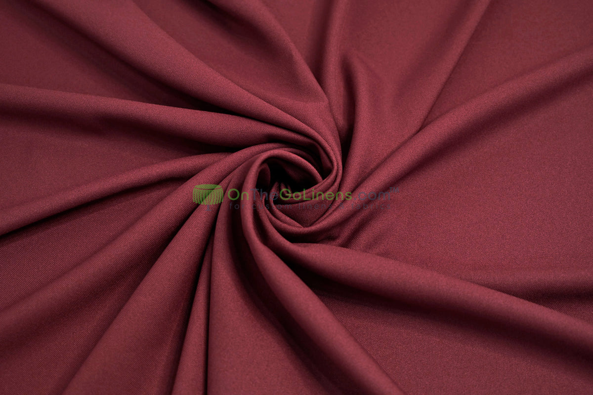 Polyester Twill Fabric by the Yard | Poly Gabardine Fabric | 58" Wide | Multiple Colors |