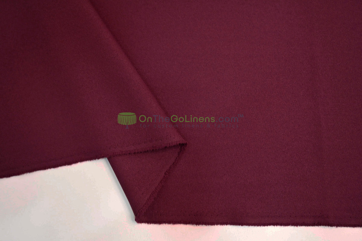Polyester Twill Fabric by the Yard | Poly Gabardine Fabric | 58" Wide | Multiple Colors |