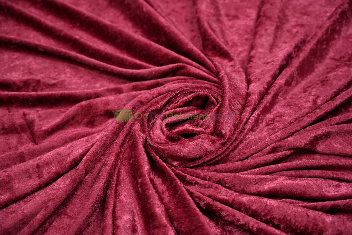IFR Panne Velvet Event Drapery Panels | Crush Velour Curtains | Inherently Fire Retardant Drapery |Multiple Colors |