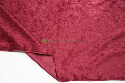 IFR Panne Velvet Event Drapery Panels | Crush Velour Curtains | Inherently Fire Retardant Drapery |Multiple Colors |