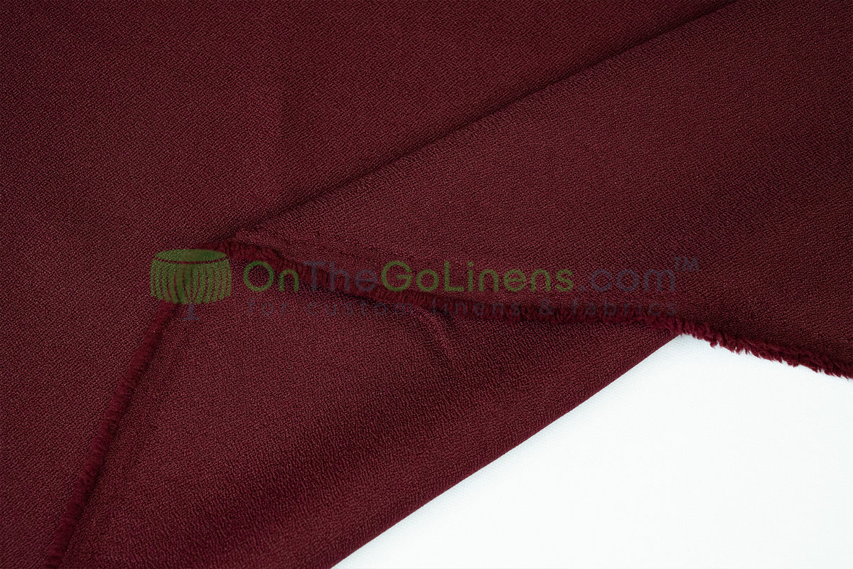 Polyester Crepe Fabric by the Yard 60" Wide 100% Polyester