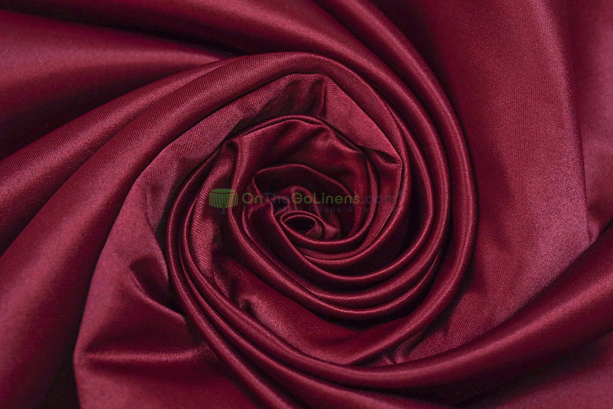Lamour Satin Table Runners | 100% Polyester Semi Dull Heavy Satin Table Runners