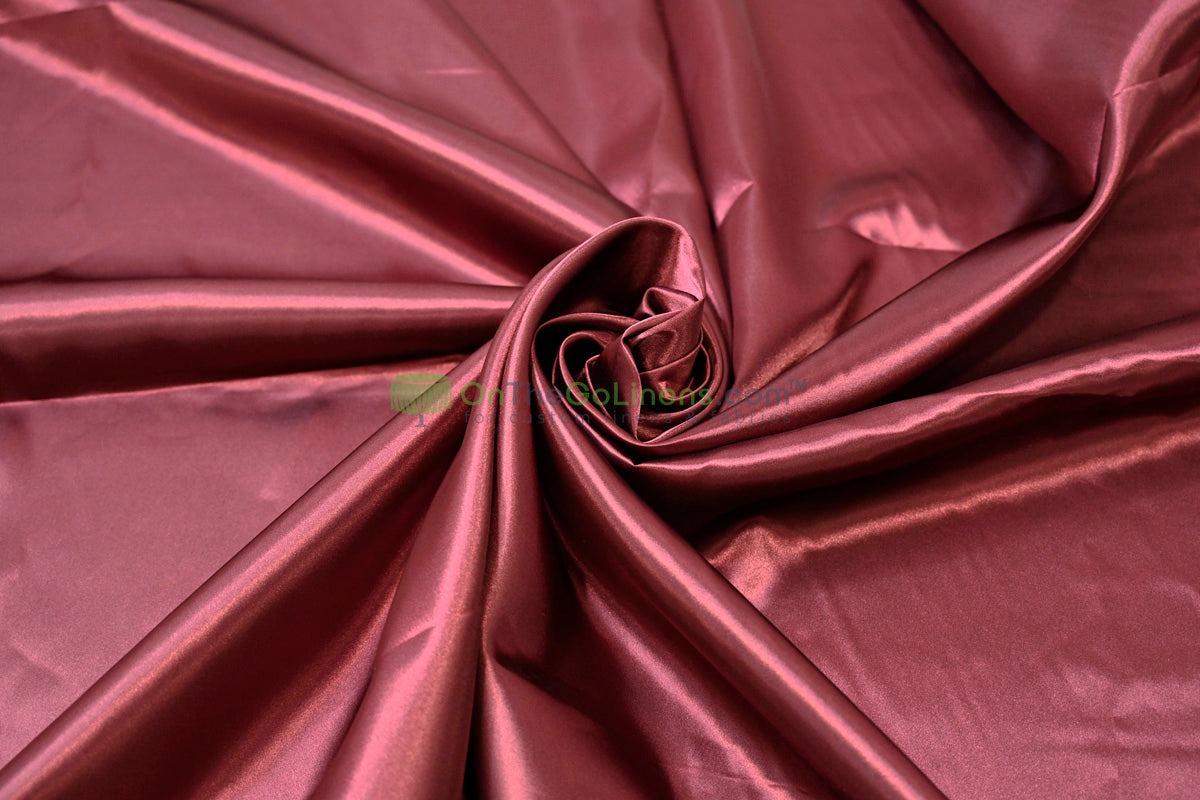 Stretch Charmeuse Fabric by the Yard | Silky Soft Stretch Satin Fabric | 4% Spandex | Multiple Colors |