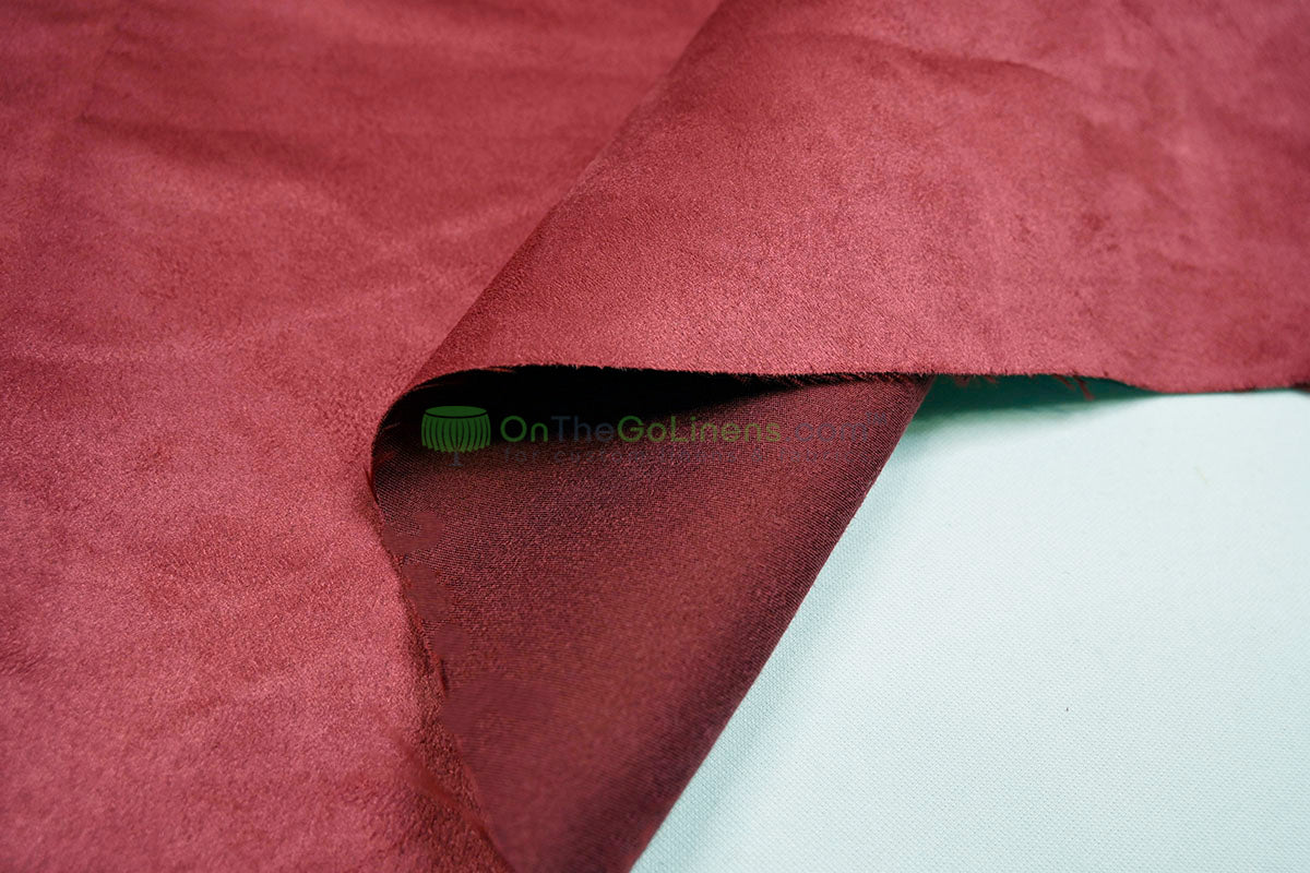 Micro Suede Fabric by the Yard and Wholesale Bolt | Faux Suede Fabric | Multiple Colors | 60" Wide |