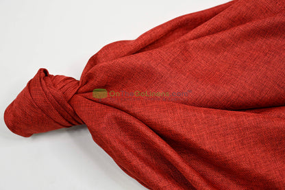 Vintage Linen Event Drapery Panels | Imitation Burlap Curtains | Washable 100% Polyester Burlap |