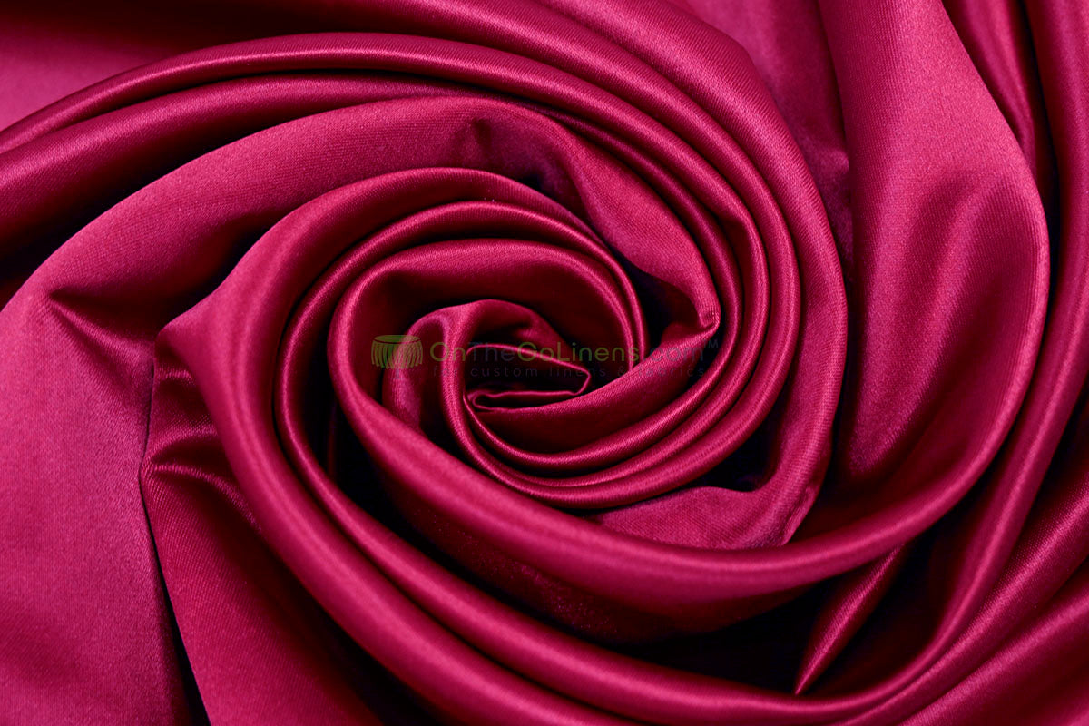 Lamour Satin Table Runners | 100% Polyester Semi Dull Heavy Satin Table Runners