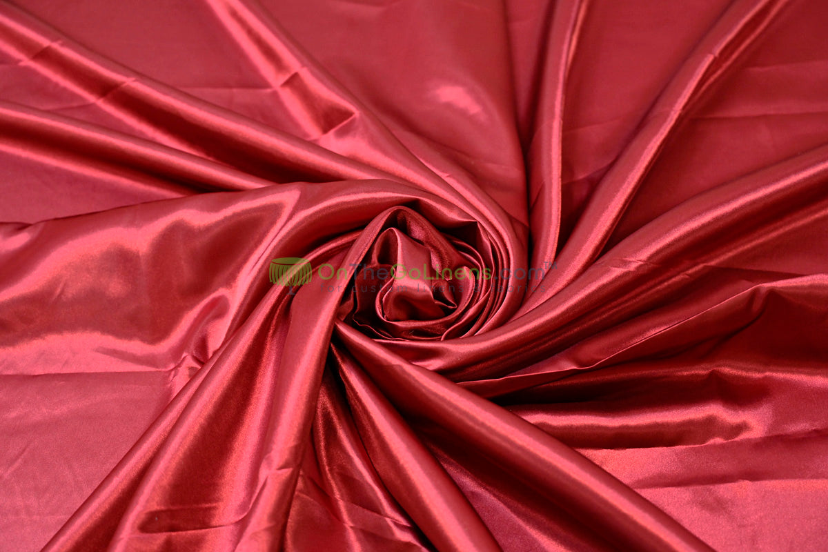 Stretch Charmeuse Fabric by the Yard | Silky Soft Stretch Satin Fabric | 4% Spandex | Multiple Colors |