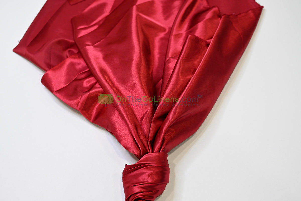 Stretch Charmeuse Fabric by the Yard | Silky Soft Stretch Satin Fabric | 4% Spandex | Multiple Colors |