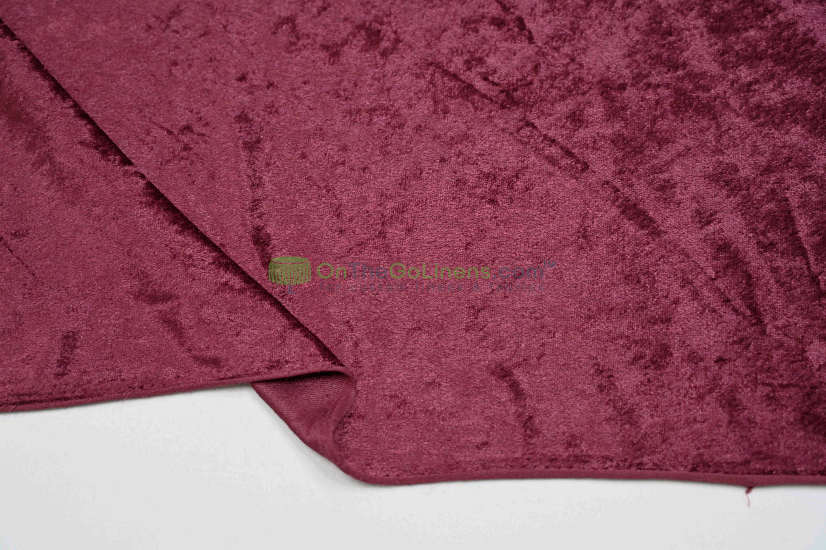 IFR Panne Velvet Event Drapery Panels | Crush Velour Curtains | Inherently Fire Retardant Drapery |Multiple Colors |