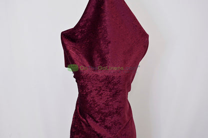 IFR Panne Velvet Event Drapery Panels | Crush Velour Curtains | Inherently Fire Retardant Drapery |Multiple Colors |