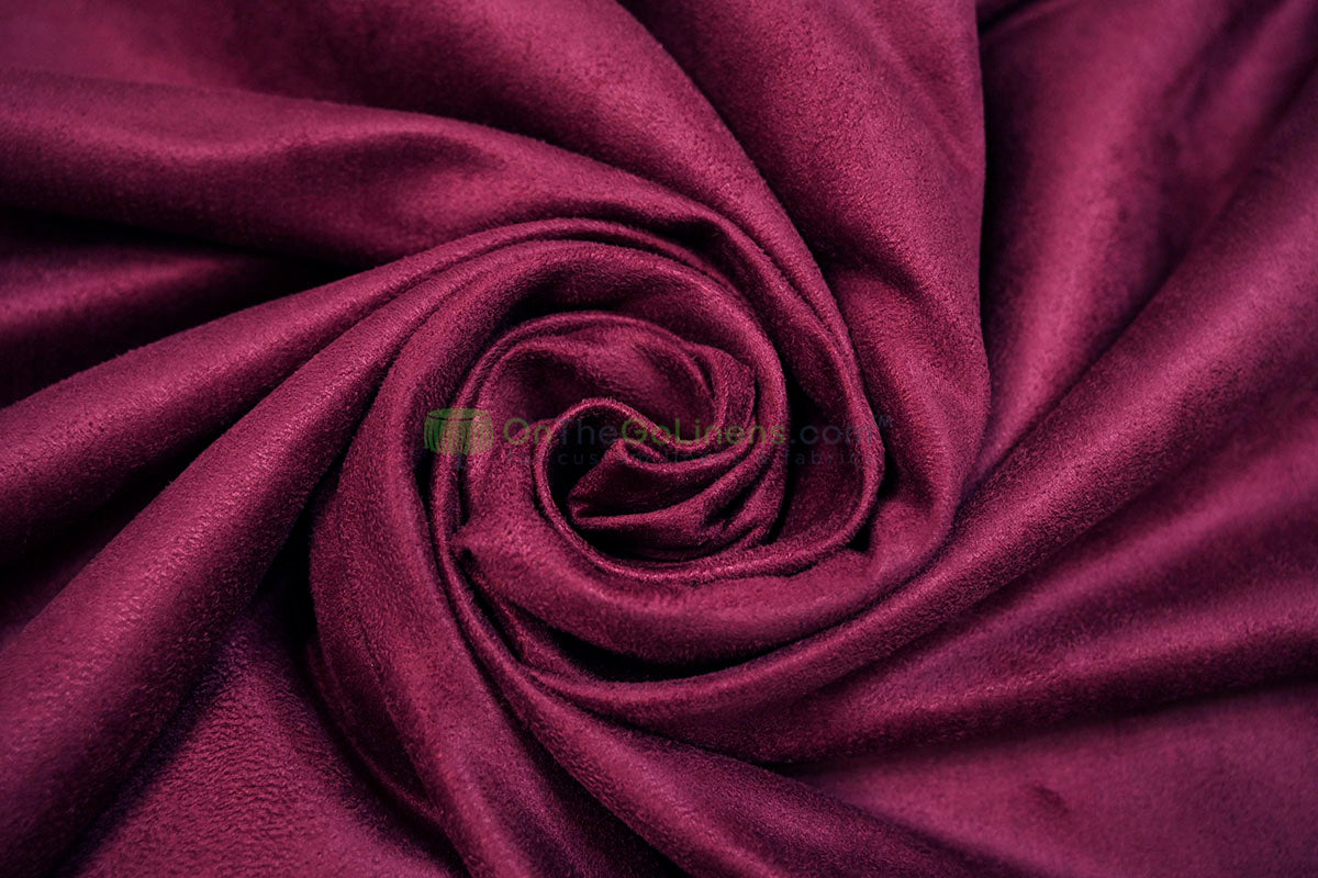 Micro Suede Fabric by the Yard and Wholesale Bolt | Faux Suede Fabric | Multiple Colors | 60" Wide |