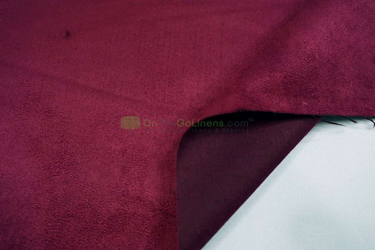 Micro Suede Fabric by the Yard and Wholesale Bolt | Faux Suede Fabric | Multiple Colors | 60" Wide |