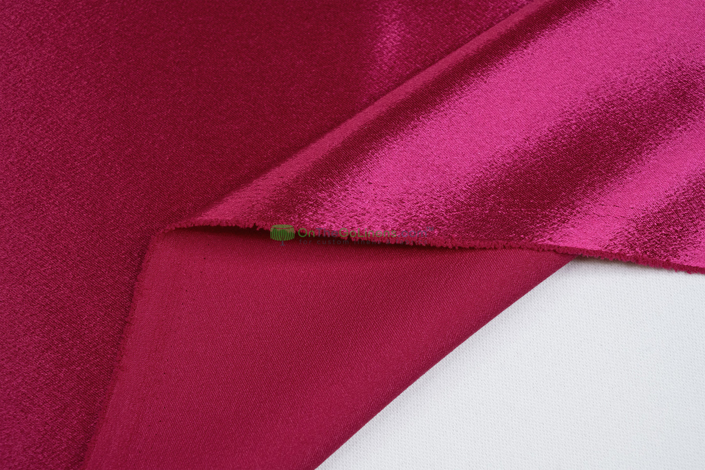 Superior Quality Japanese Crepe Back Satin Fabric by the Yard and Wholesale Bolt | 60" Wide | Multiple Colors |